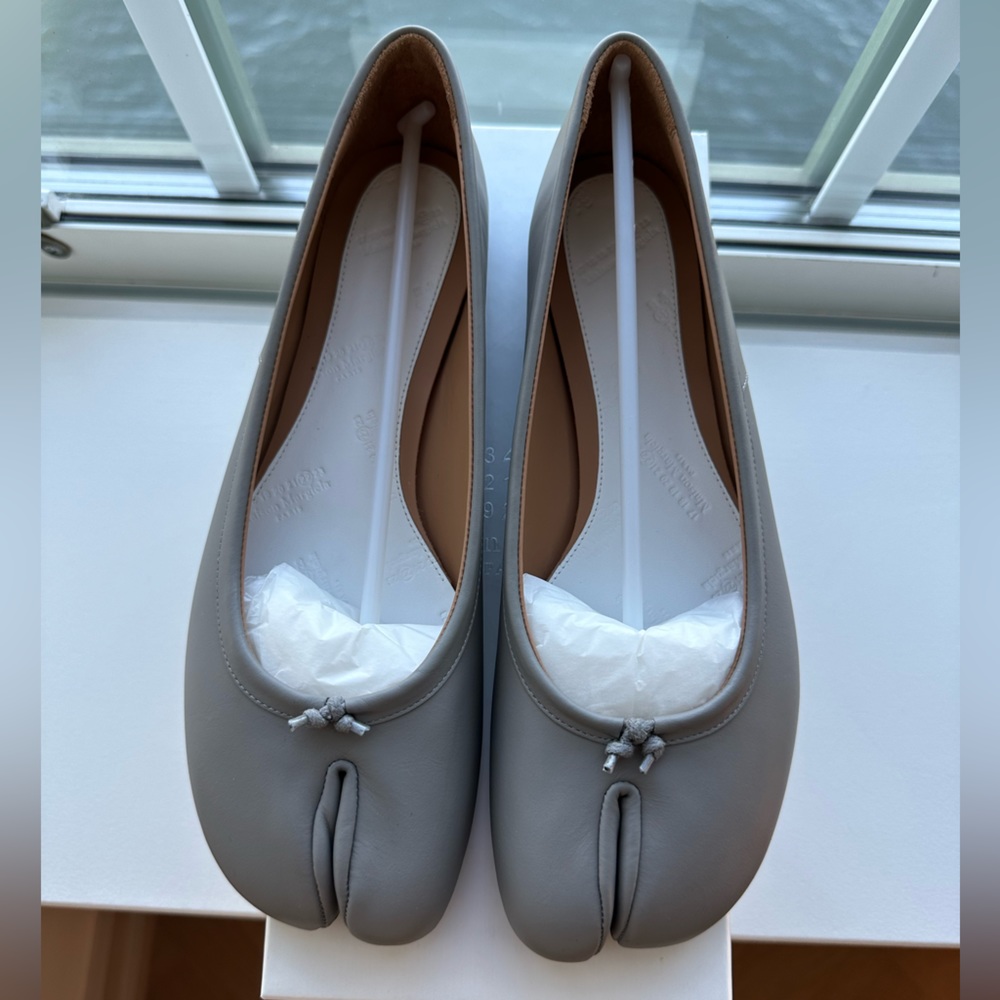 Margiela Grey Tabi Ballerina Flats